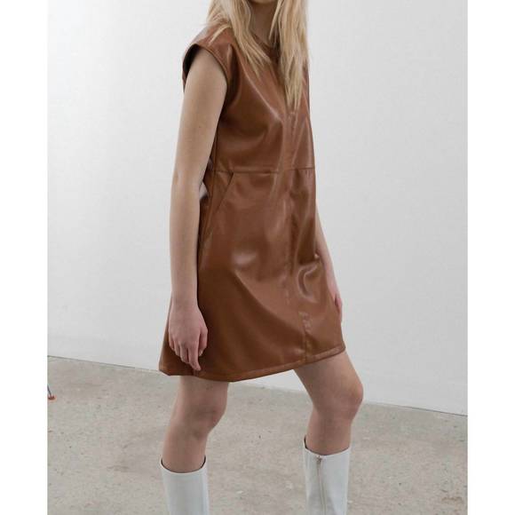 NEW MELISSA NEPTON cassi dress in cinnamon - Picture 1 of 1